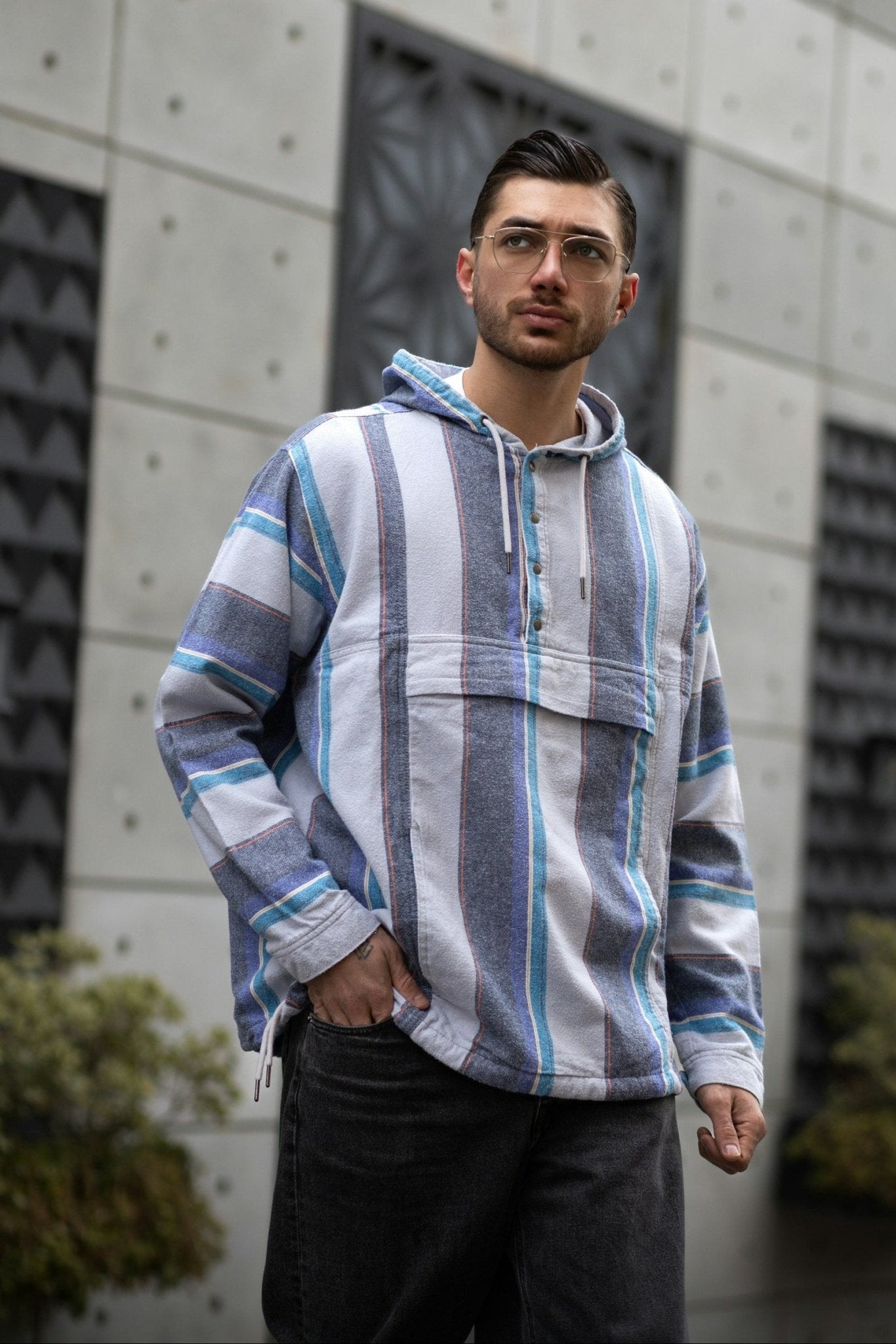 Urban Stripe Hoodie - Threadify